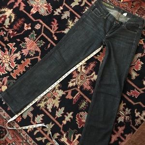 J.crew matchstick dark wash jeans